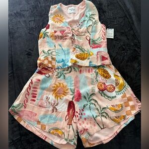 Colorful Printed Women's Set